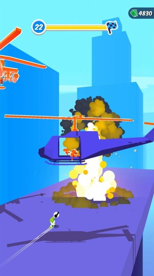 火柴人滑板英雄游戏中文安卓版  v0.1图1