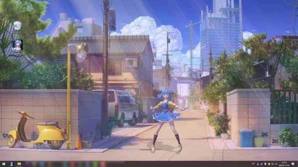 桌面萌娘3鱼鱼小姐免费版图2