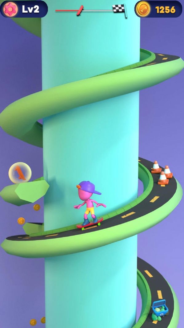 螺旋滑板游戏中文最新版  v0.2图3