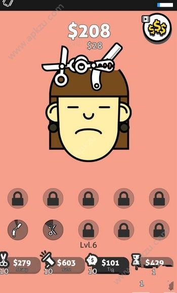 Hair Cut Idle游戏金币中文安卓版  v1.0图2
