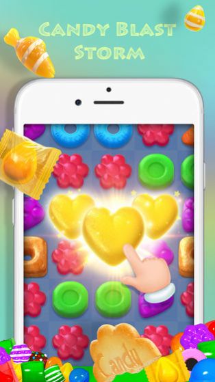 糖果消除风暴游戏最新手机版  v1.0图1