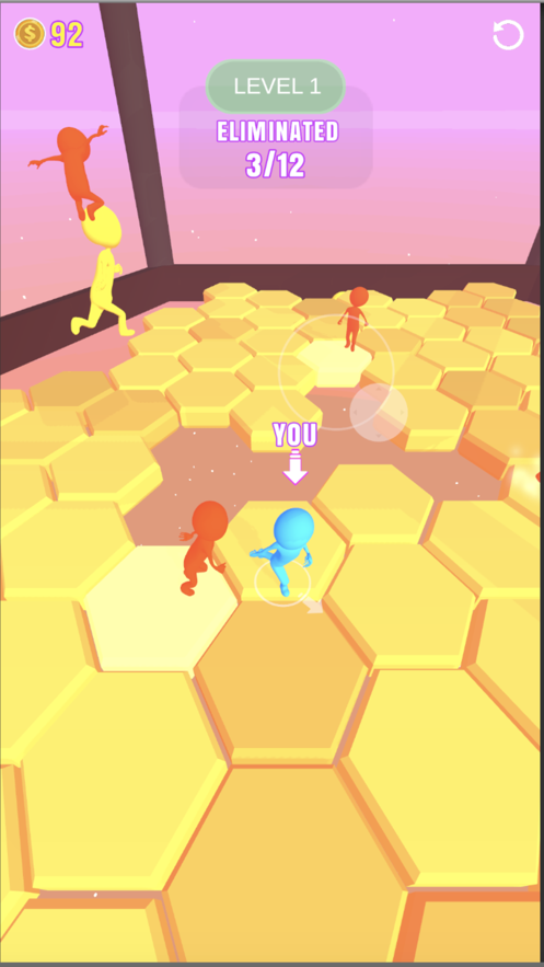 Fall Guys Hexagone游戏图2