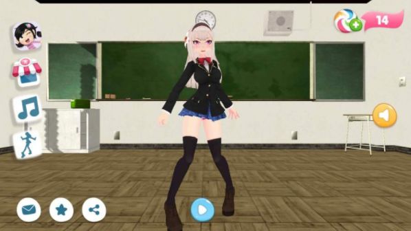 女学生跳舞游戏中文最新版  v1.3图1