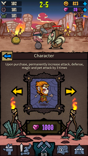 武器大亨战斗吧武士金币中文安卓版  v1.1.1图2