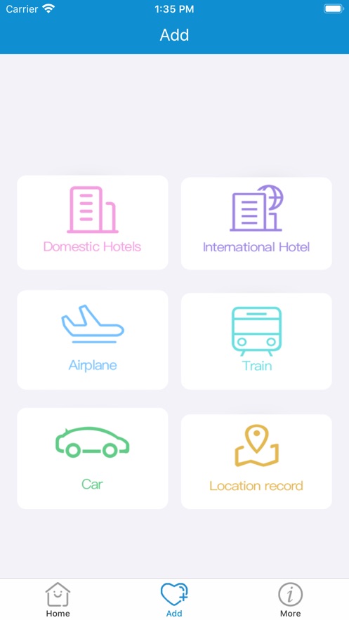 Travel Time-Trip records app图1