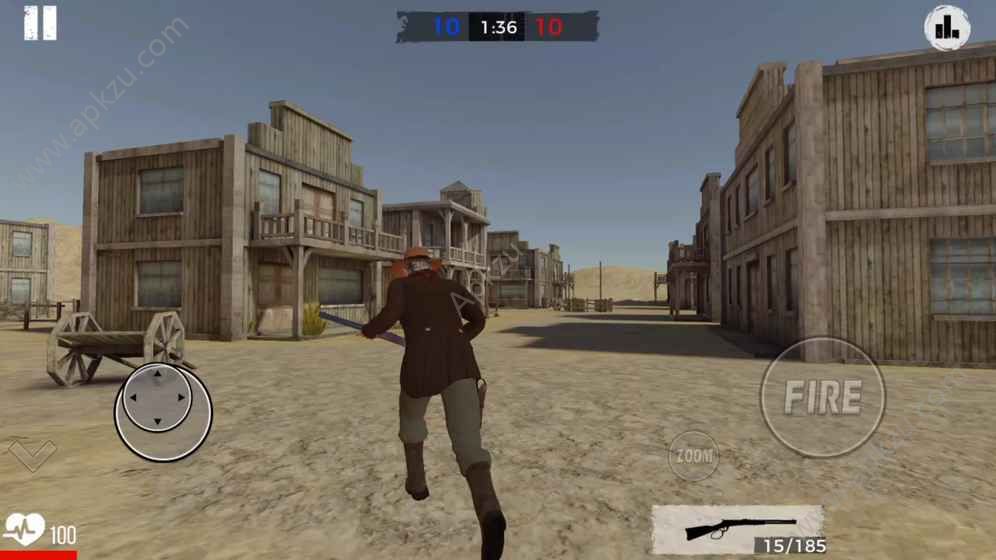 牛仔对决中文子弹安卓版（One Shot Outlaw）  v0.05图1