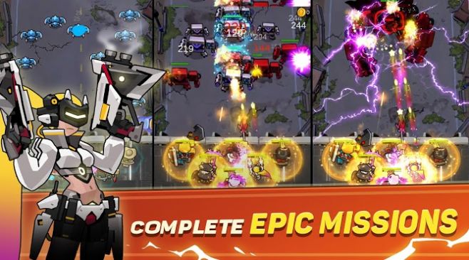 赛博战争空闲防御游戏安卓中文版  v0.3.0图1