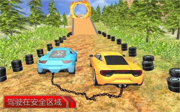市区漂移赛跑车辆完整安卓版（Chained Cars Rival）  v1.0图3