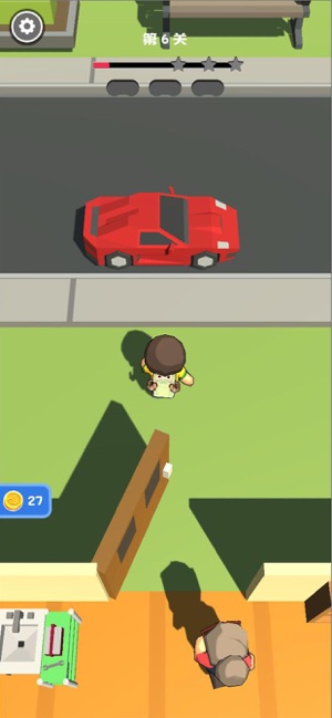 抖音熊孩子快跑3D游戏安卓手机版 v1.0图1