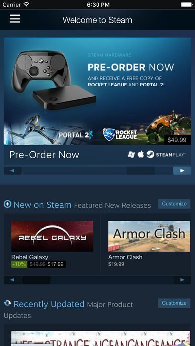 蒸汽平台国服ios图3