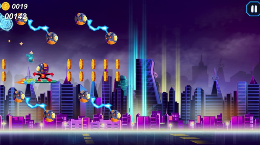 火柴机器人悬浮滑板中文安卓版  v1.0图1