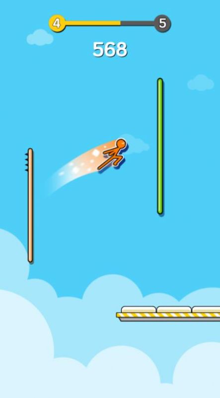 火柴人跑酷闯关赛金币安卓版  v1.0图4