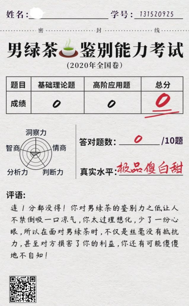 男绿茶鉴别能力考试答案版图3
