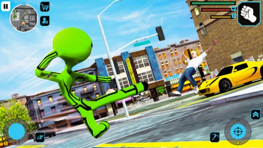 火柴人绳索英雄格斗游戏官方手机版  v1.0图1