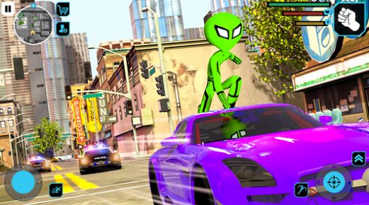 火柴人绳索英雄格斗游戏官方手机版  v1.0图2