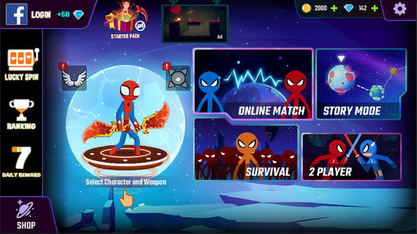 火柴人对决2游戏官方中文版  v2.71图1