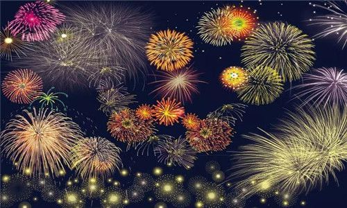 微信烟花背景图片2021最火爆图3