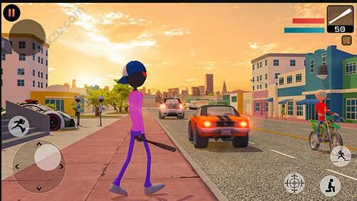 火柴人黑帮团伙战争金币汉化版  v1.0图4