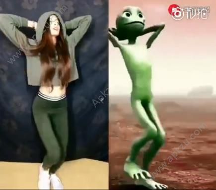 抖音很火的小绿人跳舞视频  v21.0.0图2