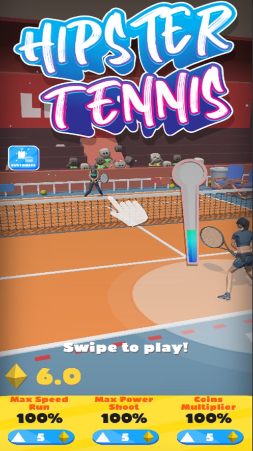 Hipster Tennis游戏安卓中文版  v1.0图1