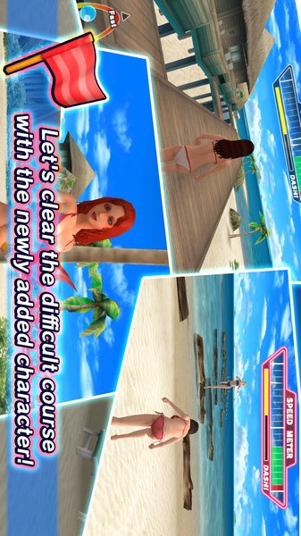 天堂沙滩：旗与比基尼图1