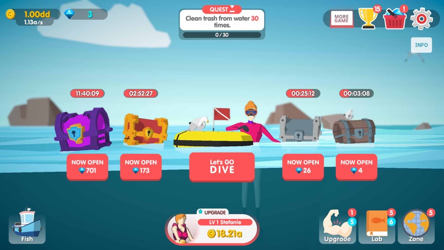 Dream Blue Ocean游戏汉化安卓版  v1.0.4图4