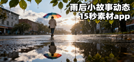 雨后小故事动态15秒素材app