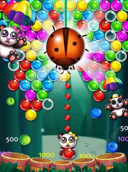 国宝熊猫泡泡拯救金币安卓版（Panda Jungle Bubble Shooter）  v1.2图2