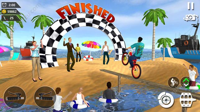水上乐园小轮车2019年开车游戏金币安卓版  v1.0图2