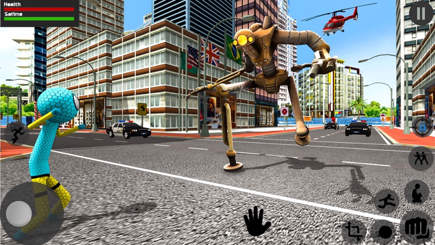 蜘蛛火柴人犯罪安卓游戏中文版  v1.0图4