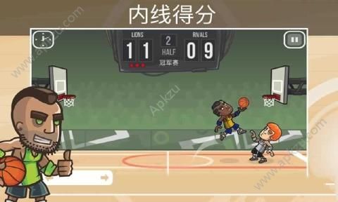 篮球战役金币中文安卓版  v2.0.31图1