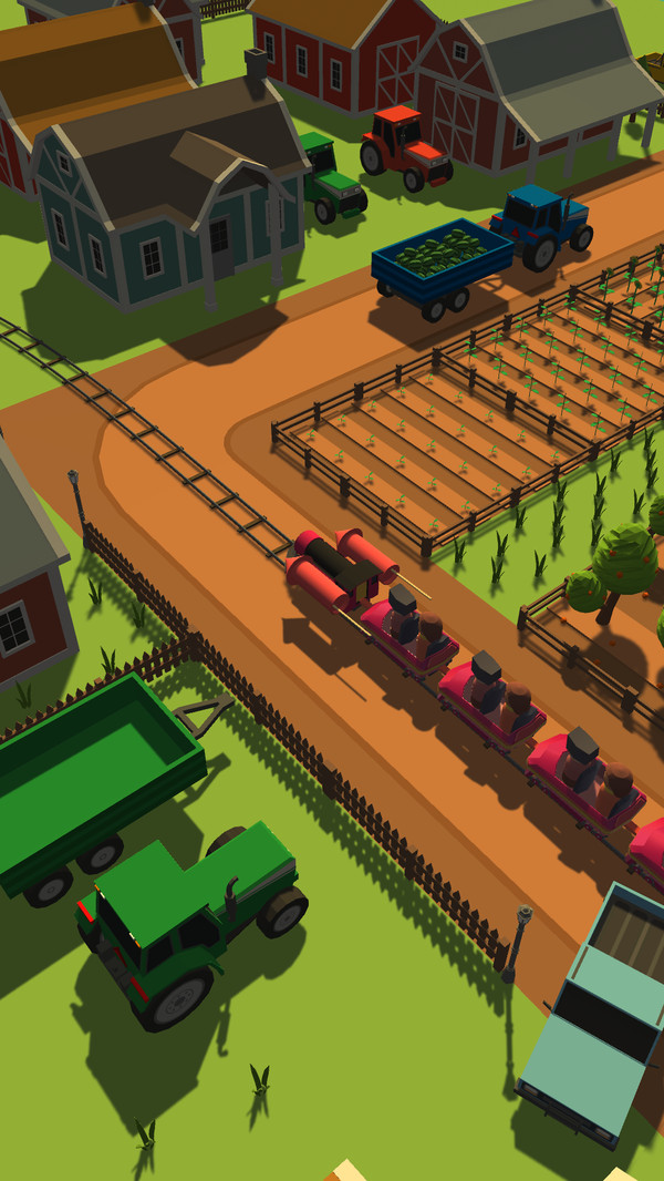 火车冲鸭环绕城市游戏图1