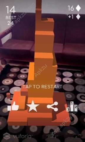 叠砖块AR游戏下载安卓版(Stack It AR) v1.0.2图2
