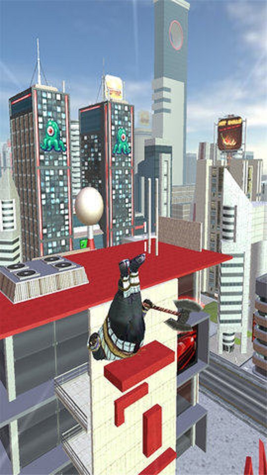 超级绳索英雄功夫熊猫游戏图1