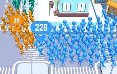 抖音一群小人跑的游戏crowd city安卓中文版下载图片1