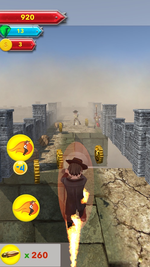 牛仔土匪射击跑游戏安卓中文版  v1.0图3