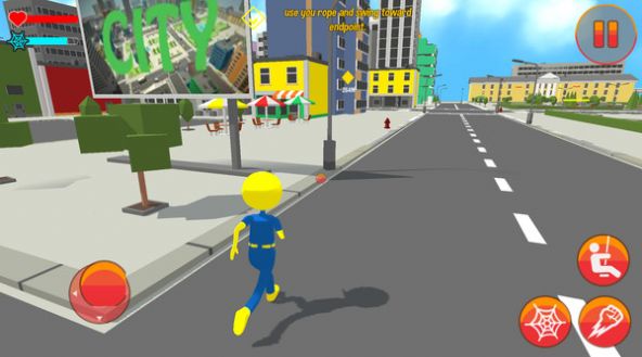 绳索火柴人英雄二游戏最新手机版  v1图1