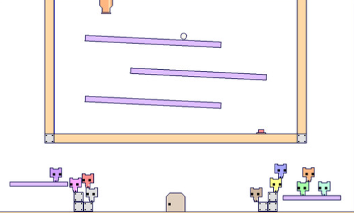 废朋友小猫游戏安卓手机版（pico park）  v1.0图1