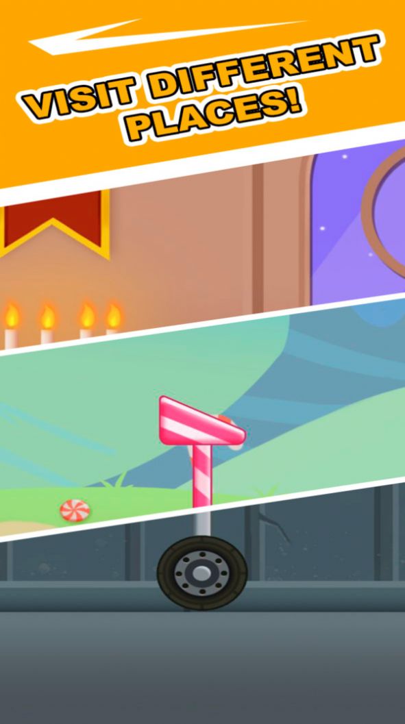 虚拟单轮自行车金币安卓版  v1.0图1