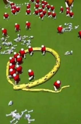 长蛇缠绕游戏图1