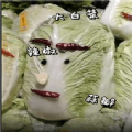 超市给大白菜添加表情包图片