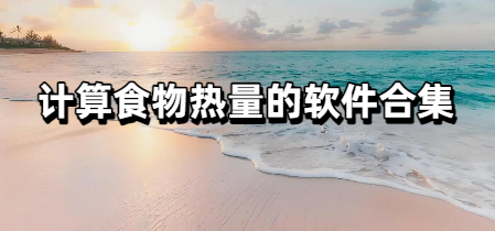 计算食物热量的软件合集