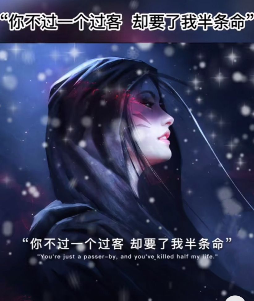 你不过是个过客,却要了我半条命表情包图2