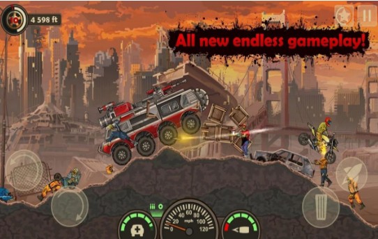 汽车撞僵尸最新安卓版游戏  v1.01图2