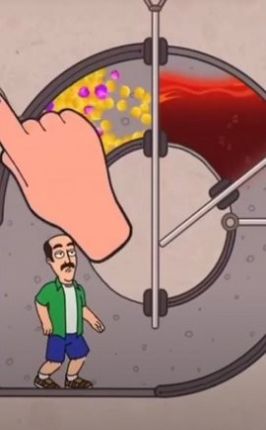 一个壮汉拉环闯关的游戏图3