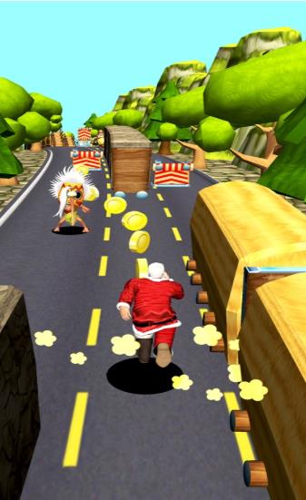 地铁圣诞老人跑酷游戏图1