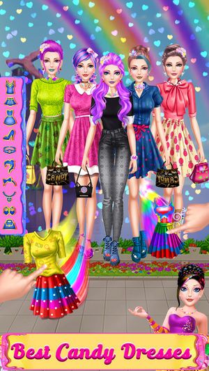 甜蜜糖果女孩美容化妆游戏安卓版下载图片2