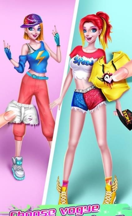嘻哈女孩时尚换装游戏安卓下载图片1