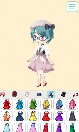 可爱女孩装扮游戏全安卓版  v1.0图1