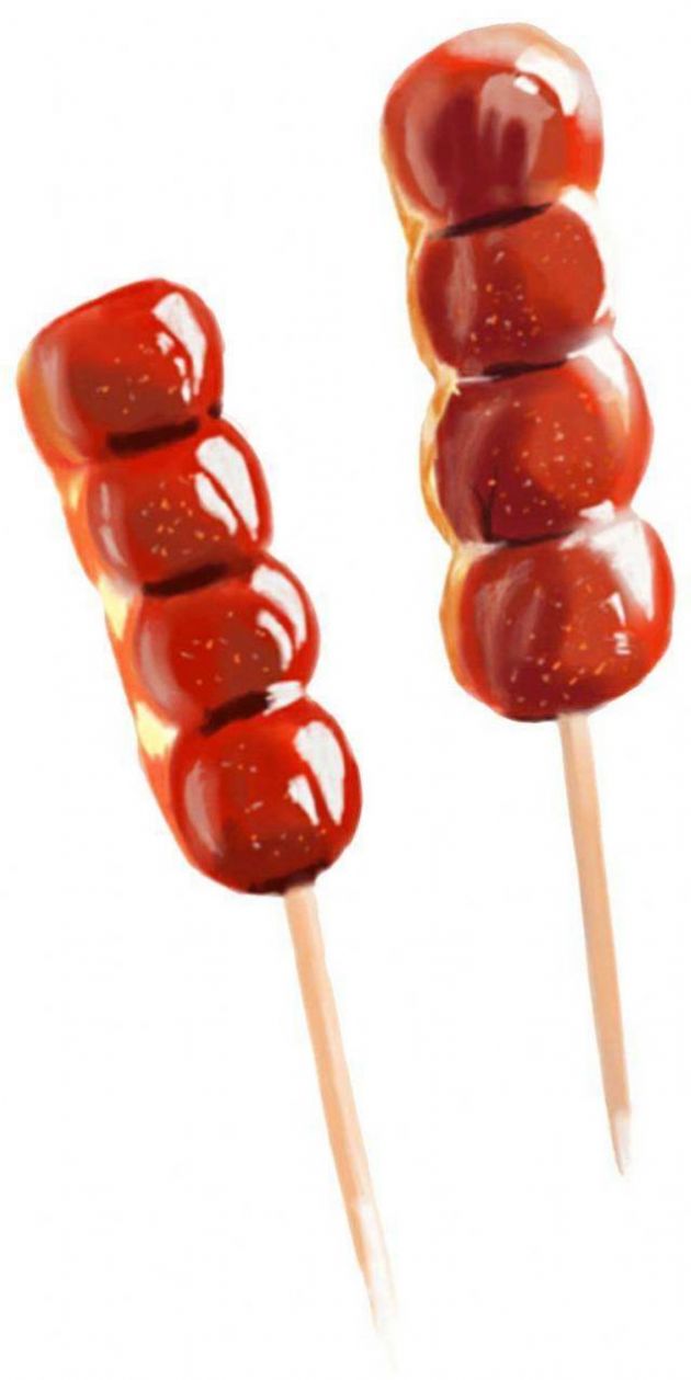 冬天的第一根糖葫芦图片图3